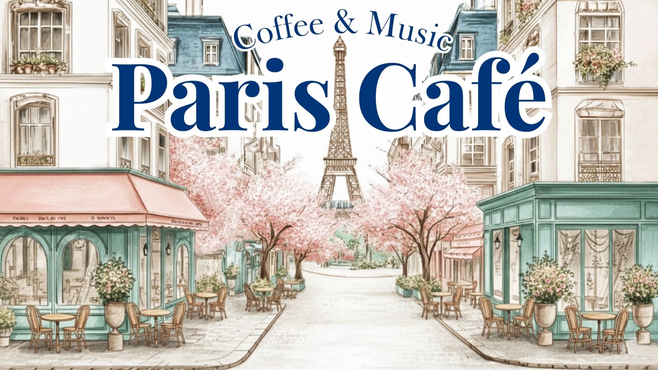 𝐏𝐀𝐑𝐈𝐒 𝐂𝐀𝐅𝐄́ 🌸 French Café Music Vol.5 — Deep Focus & Study | Piano, Accordion & Guitar
