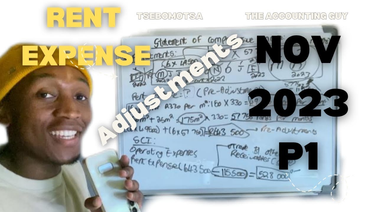 Rent Expense Adjustment | November 2023 Paper 1 Question 1 | Mastering The Income Statement