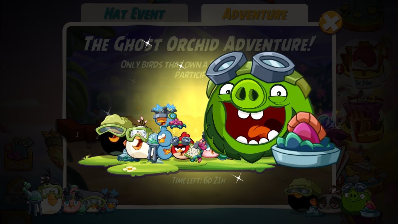 The Ghost Orchid Adventure - Levels 4-7 without Shade - Angry Birds 2