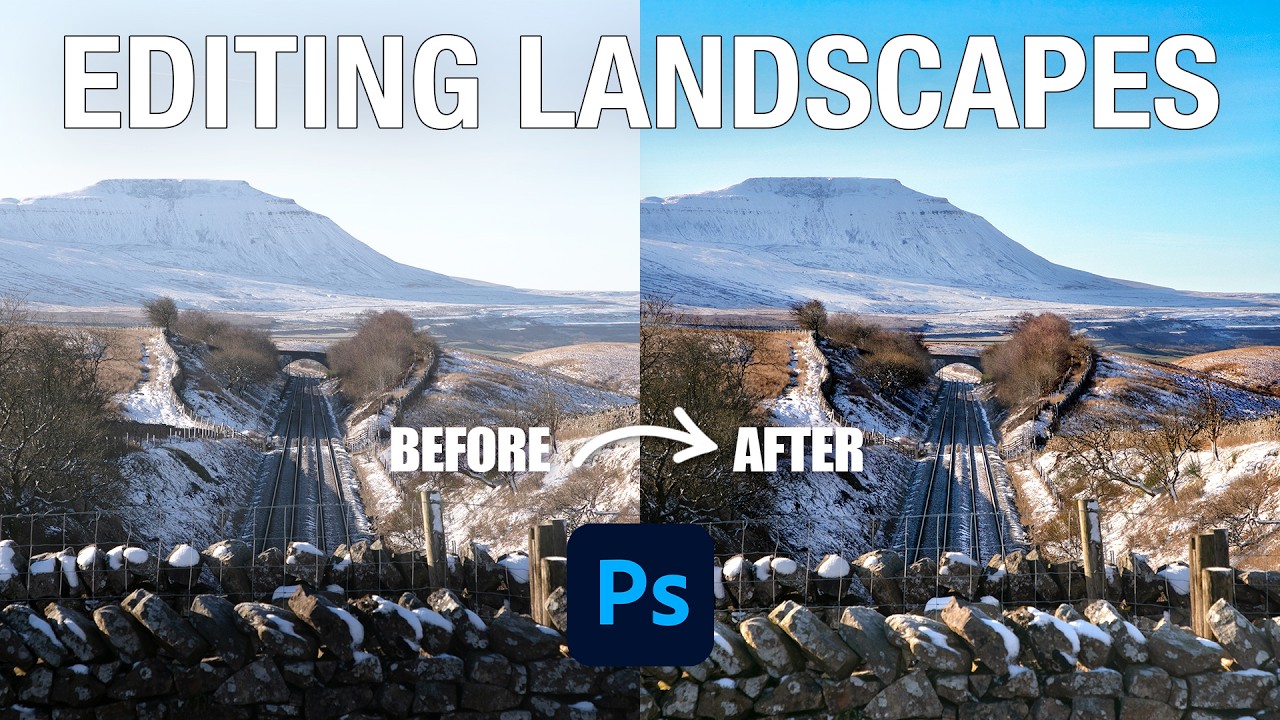 How I Edit My Landscape Photos | Winter in the Yorkshire 3 Peaks