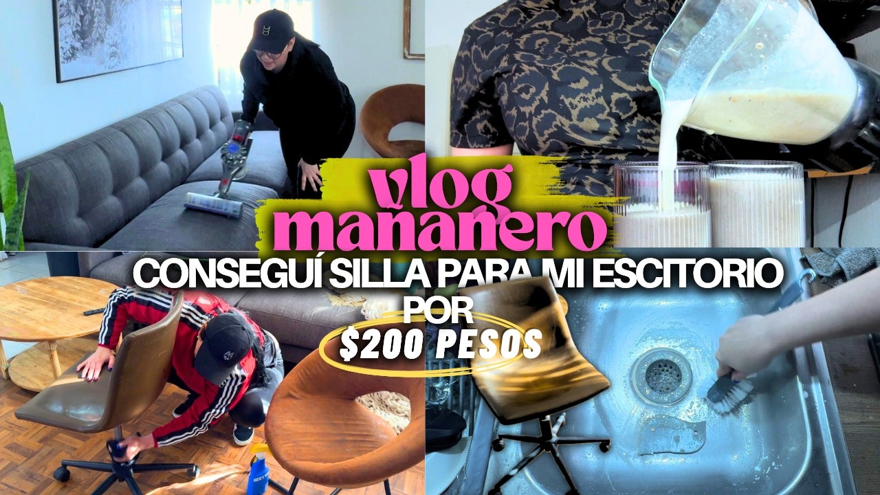 Iniciamos ACTIVAS, limpieza, rutina y silla nueva, esta super bonita!
