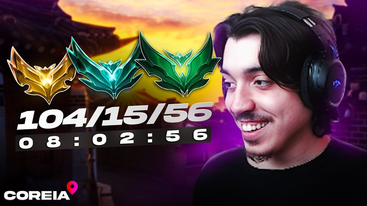 ESMERALDA - UNRANKED AO MESTRE (SEM DORMIR) COREIA.