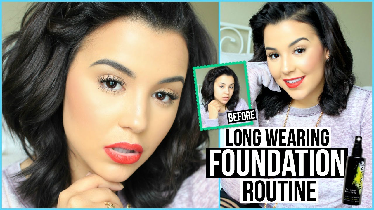 Long Wearing Foundation Routine + DEMO! // MakeupbyAmarie