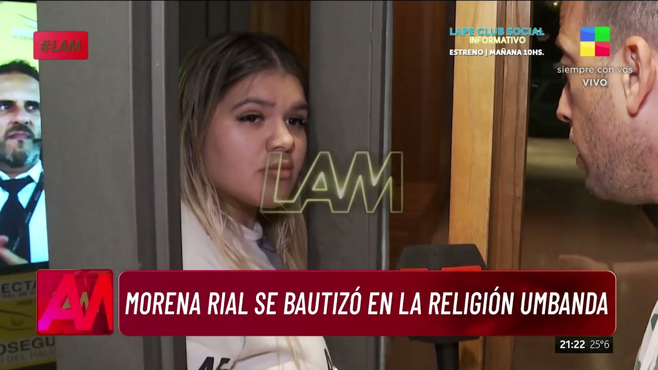 🤔 Morena Rial SE BAUTIZÓ EN LA RELIGIÓN UMBANDA