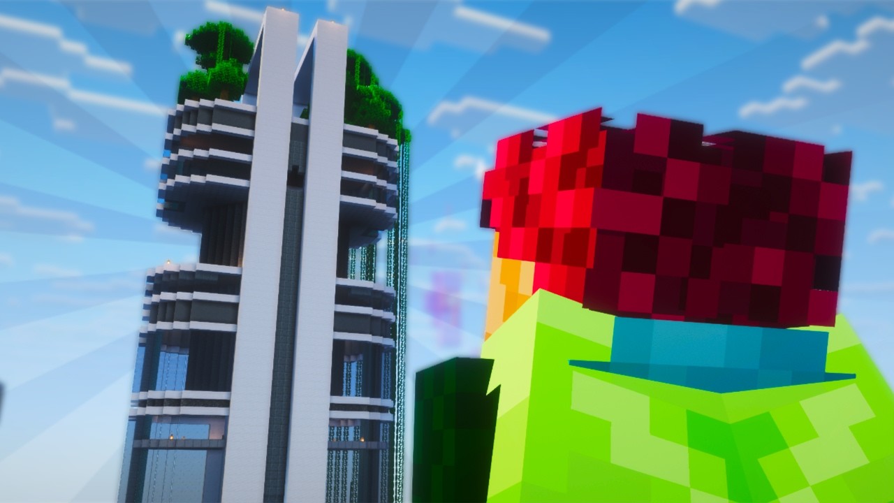 We made a MEGA TOWER in Minecraft Skyblock! | Skyblock Kingdoms