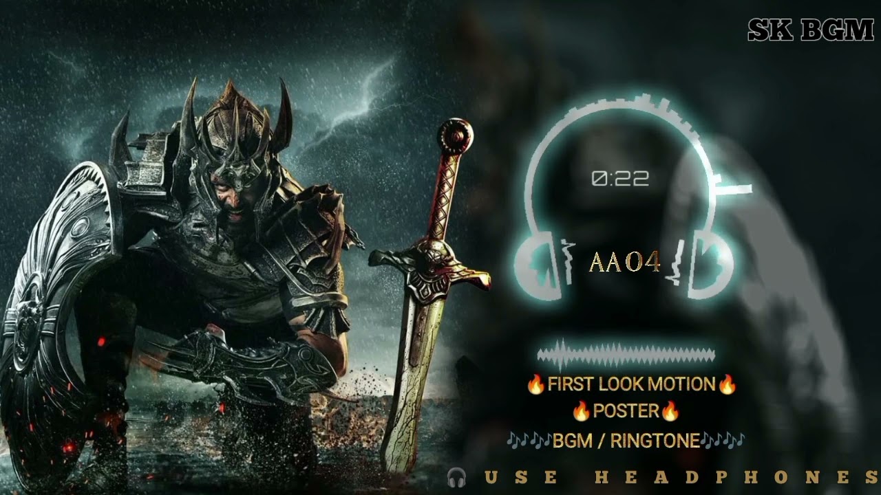 AA04 Motion Poster BGM || Trending BGM || Abishek Ambareesh || S Mahesh || Ravi Basrur || @skbgm4529