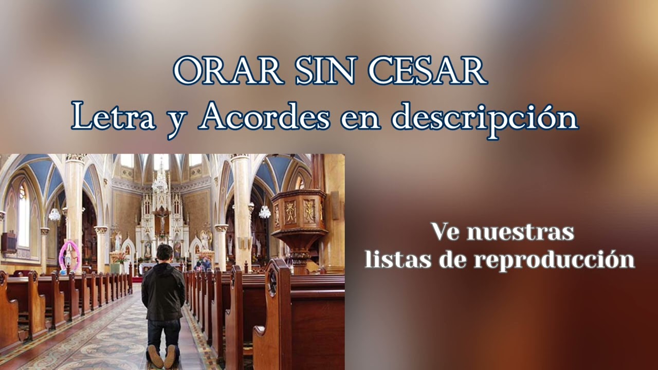 Orar Sin Cesar (Alejandro Sáenz) sugerido para domingo 16-10-22
