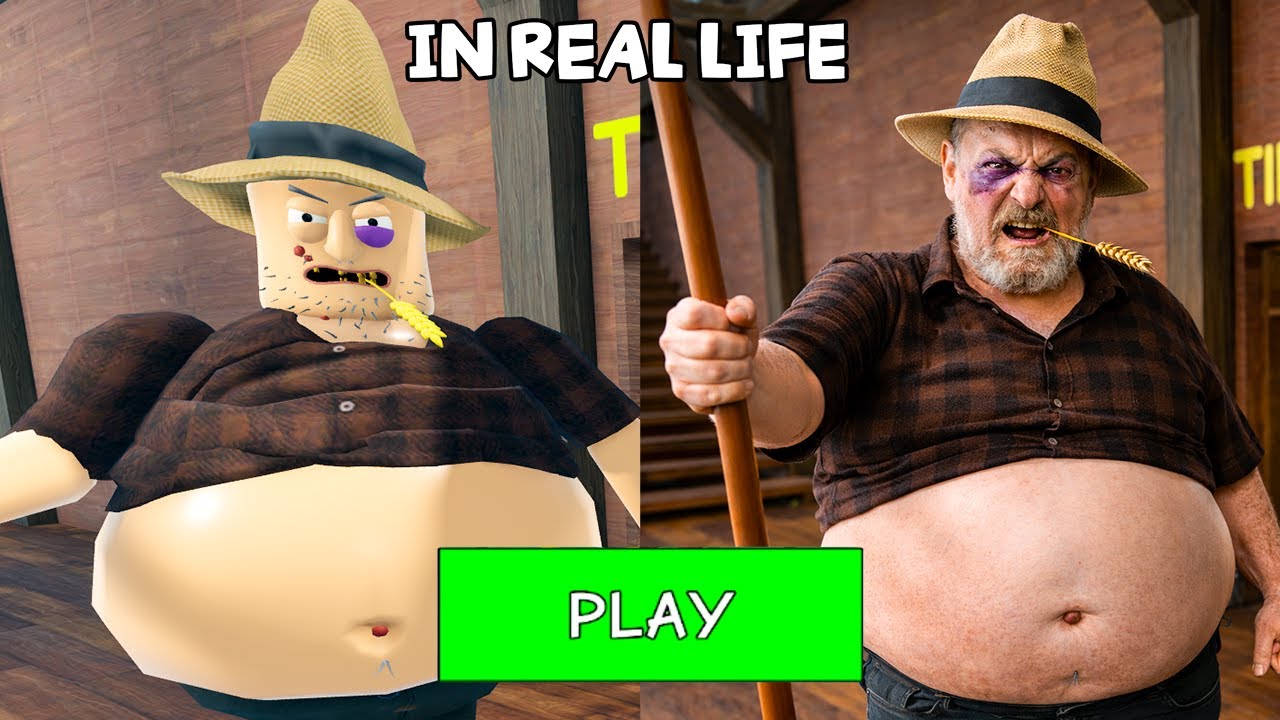 ESCAPE TIM'S FARM IN REAL LIFE! SCARY OBBY Full Gameplay 