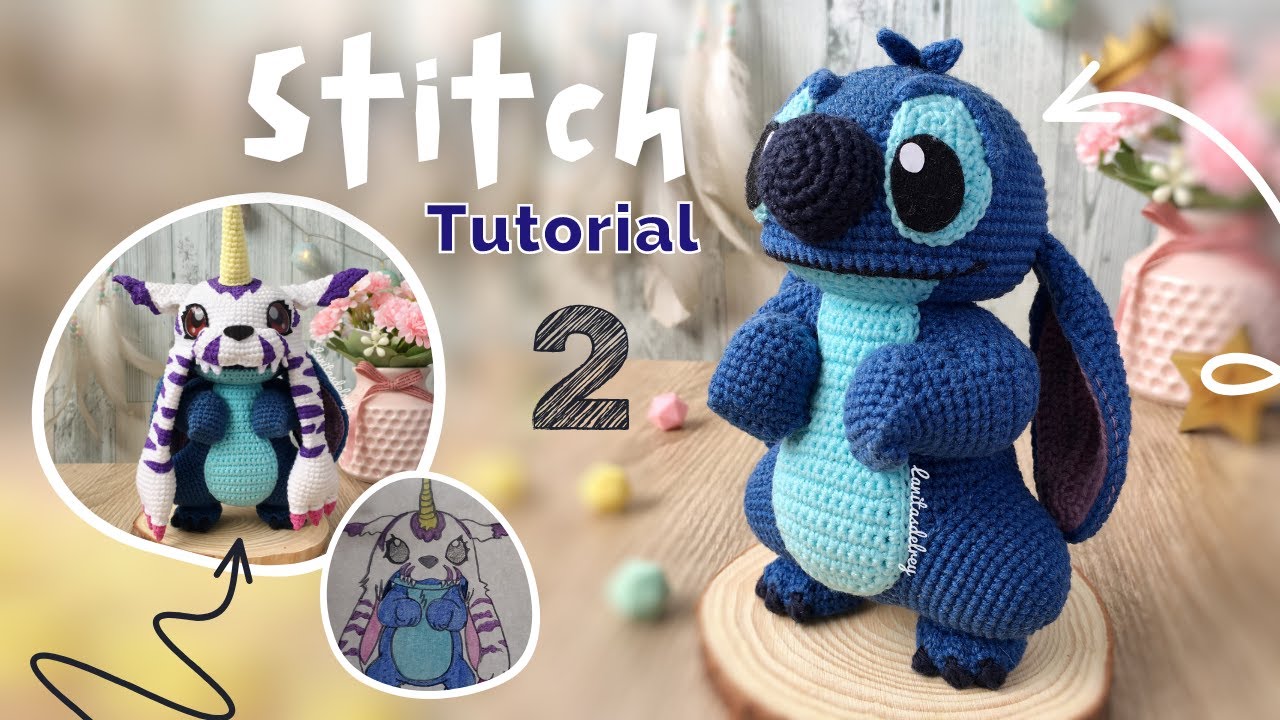 Tutorial Amigurumi - Stitch (Parte 2)