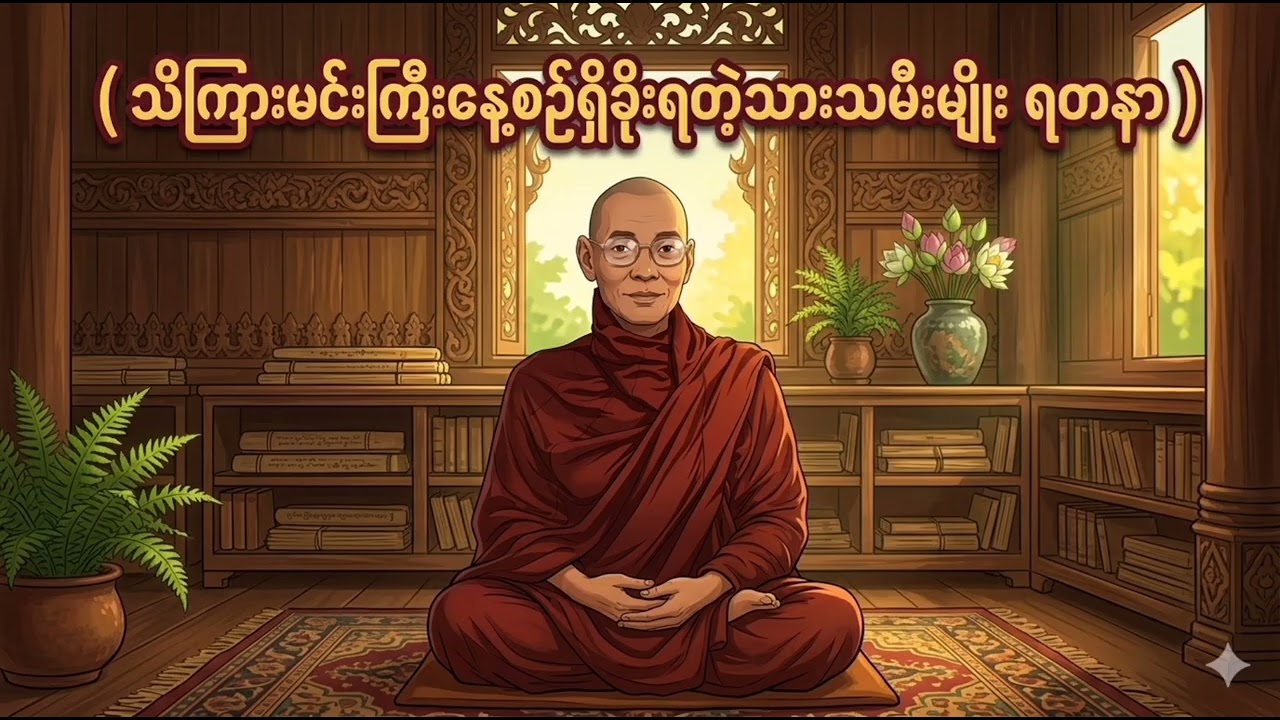 သိကြားမင်းကြီးနေ့စဥ်ရှိခိုးရတဲ့သားသမီးရတနာ-ပါချုပ်ဆရာတော်@Damma-DarNa 