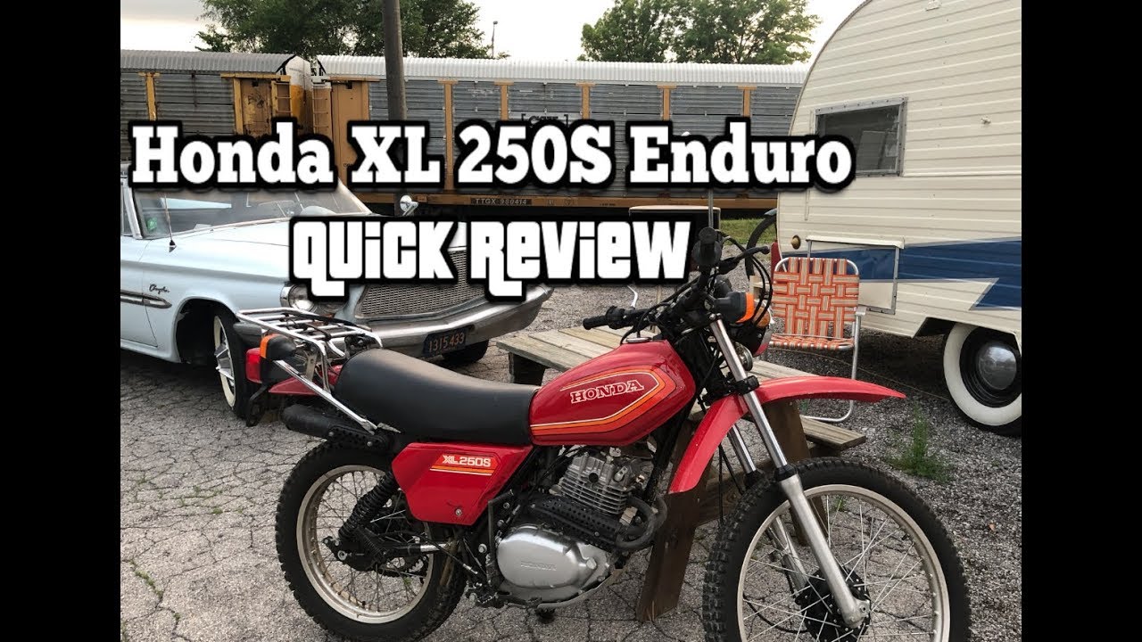 1980 Honda XL250S Vintage Honda Enduro Quick Review