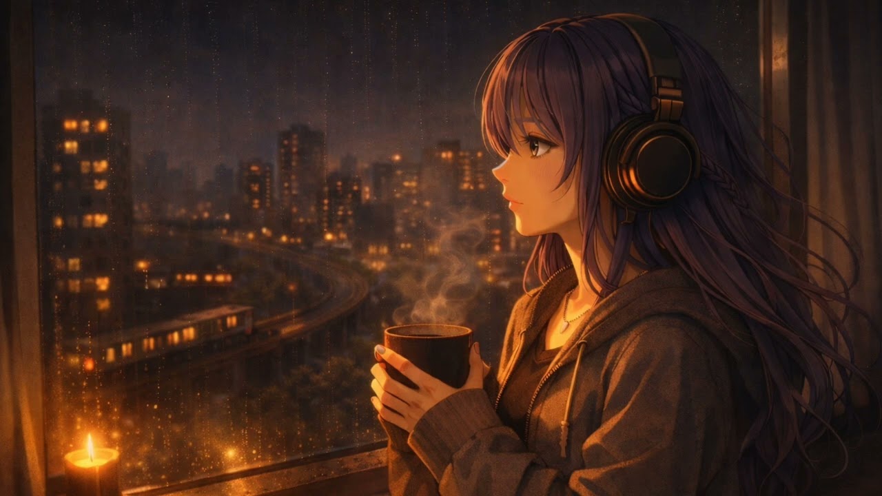 月明かりの帰り道 - The Moonlit Way Home #studymusic #chill #lofihiphop 