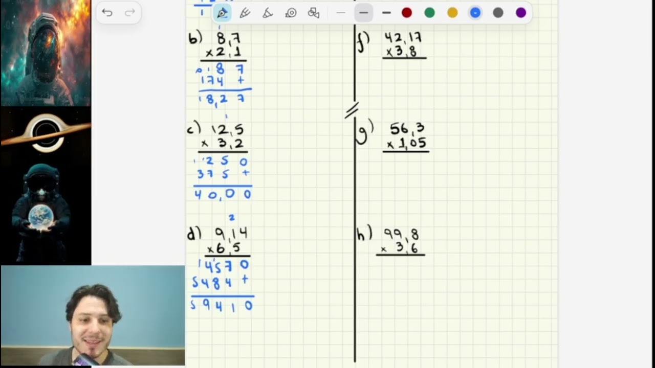 Multiplicação - exercícios