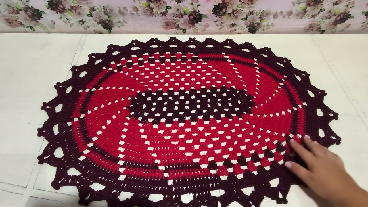🚨 O TAPETE DE CROCH&Ecirc; QUE MAIS VENDE | Encomenda Finalizada 😍🧶