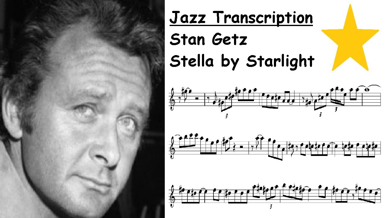 Stan Getz Transcription - Stella by Starlight