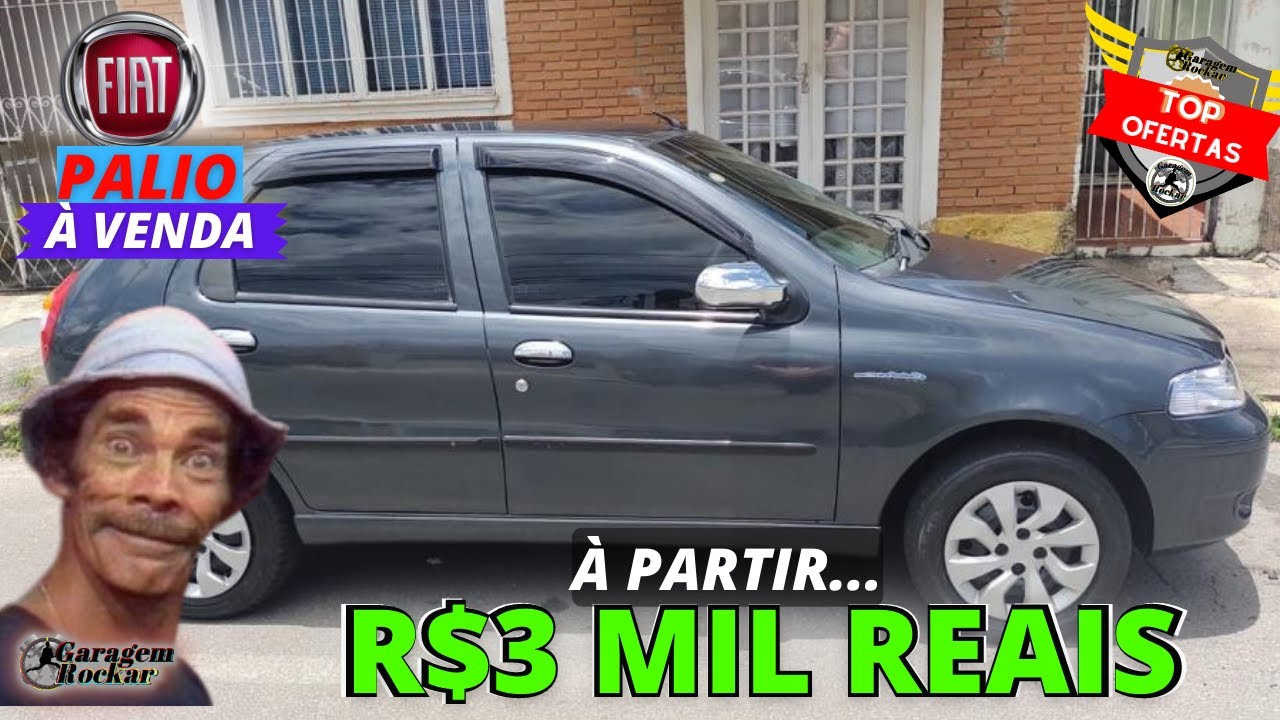 Fiat PALIO a venda BARATO [À PARTIR DE 3 MIL REAIS!] Top Ofertas Rockar! #fiatpalio #paliobarato