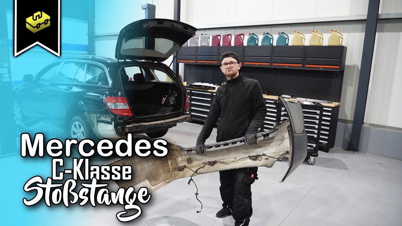 Mercedes C-Klasse W204 S204 C204 Stoßstange Hinten Ausbauen | C-Class Removing the rear bumper | HD