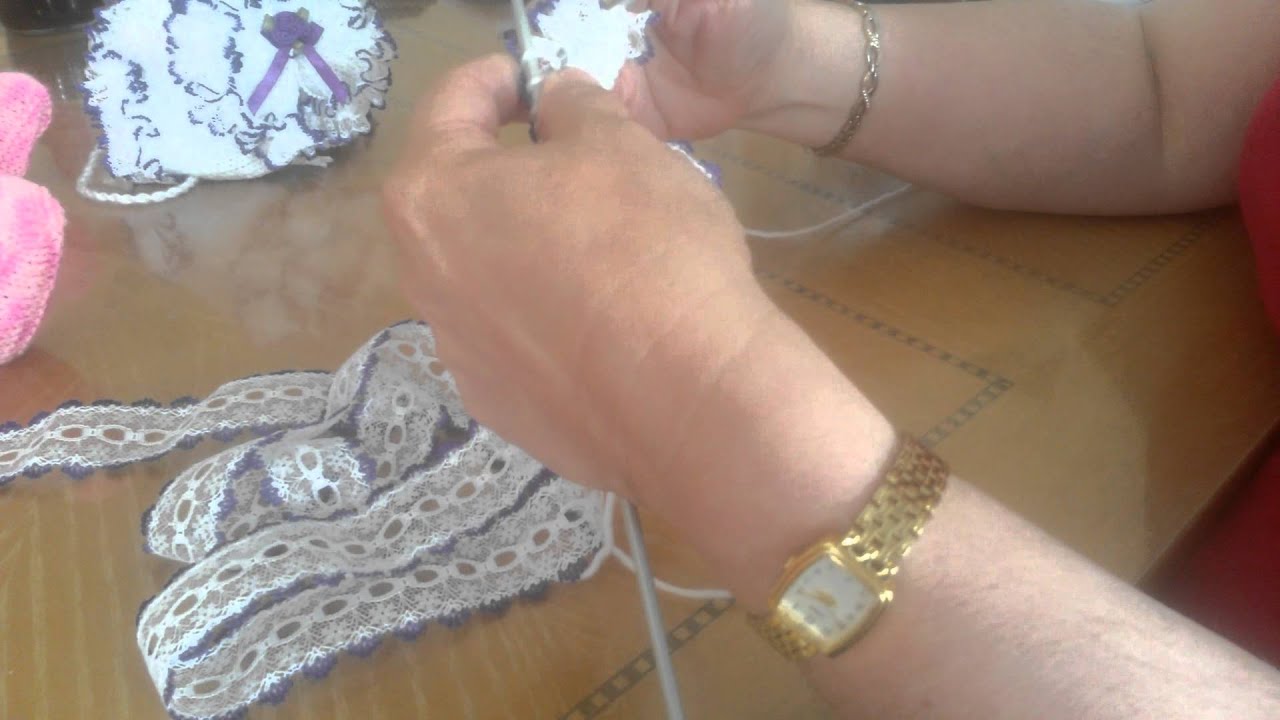 Knitting in lace