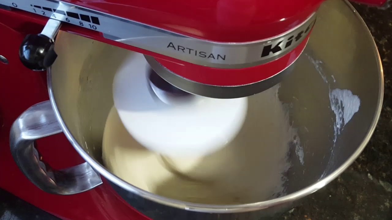 Sova de pão Sourdough na KitchenAid
