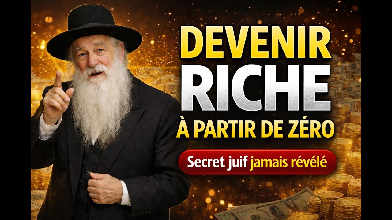 DEVENIR RICHE  PARTIR DE ZERO (Secret juive jamais révélé)