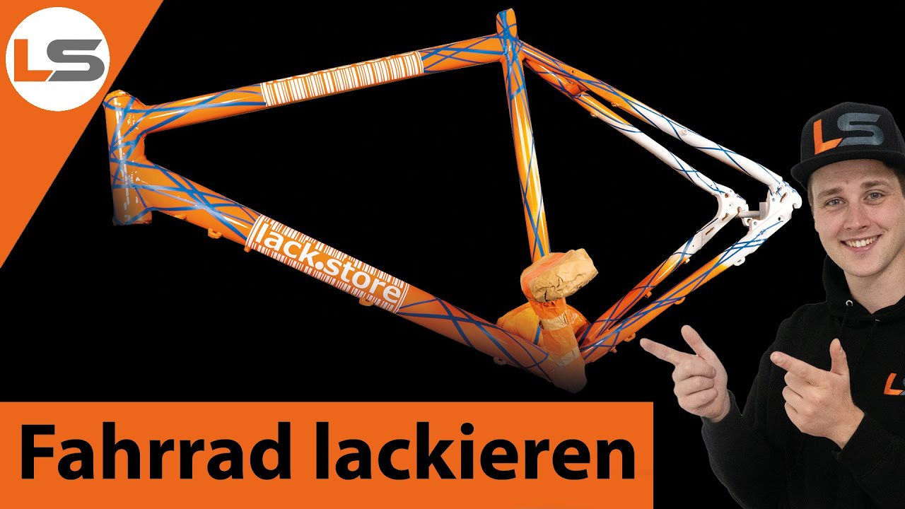Fahrrad mit Spraydose lackieren und Gewinnspiel 10.000 Abonnenten | LACKSTORE