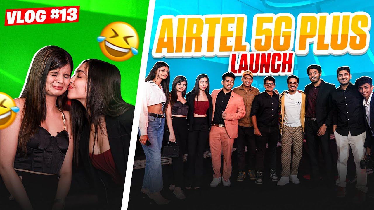 Kaash at Airtel 5g Plus Launch | Event Vlog