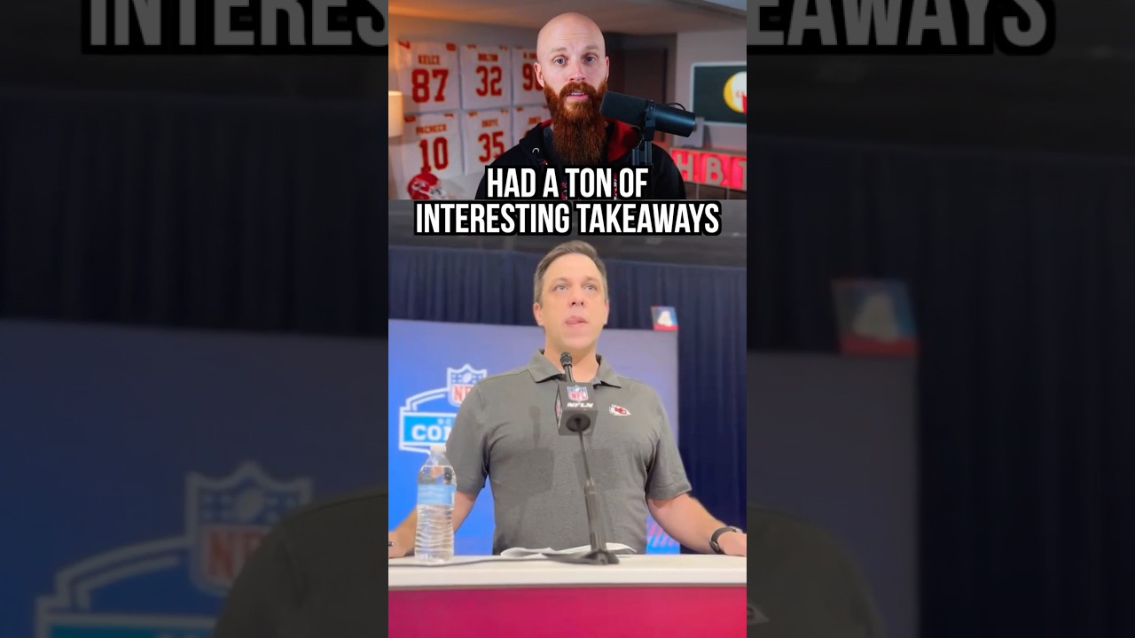 The BIGGEST takeaways from Brett Veach's Combine Presser 👀