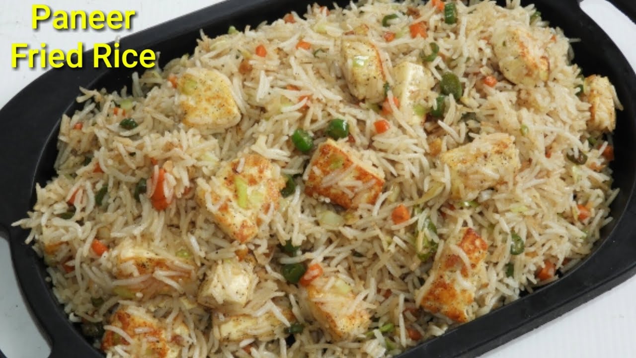 Paneer Fried Rice Recipe Kannada | ರುಚಿಯಾದ ಪನೀರ್ ಫ್ರೈಡ್ ರೈಸ್| Paneer fried rice kannada| Rekha Aduge