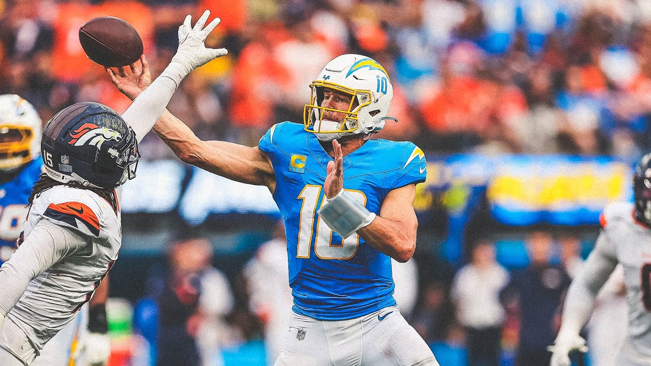 Justin Herbert's Best Throws From 300-Yard Game Vs Broncos | LA Chargers