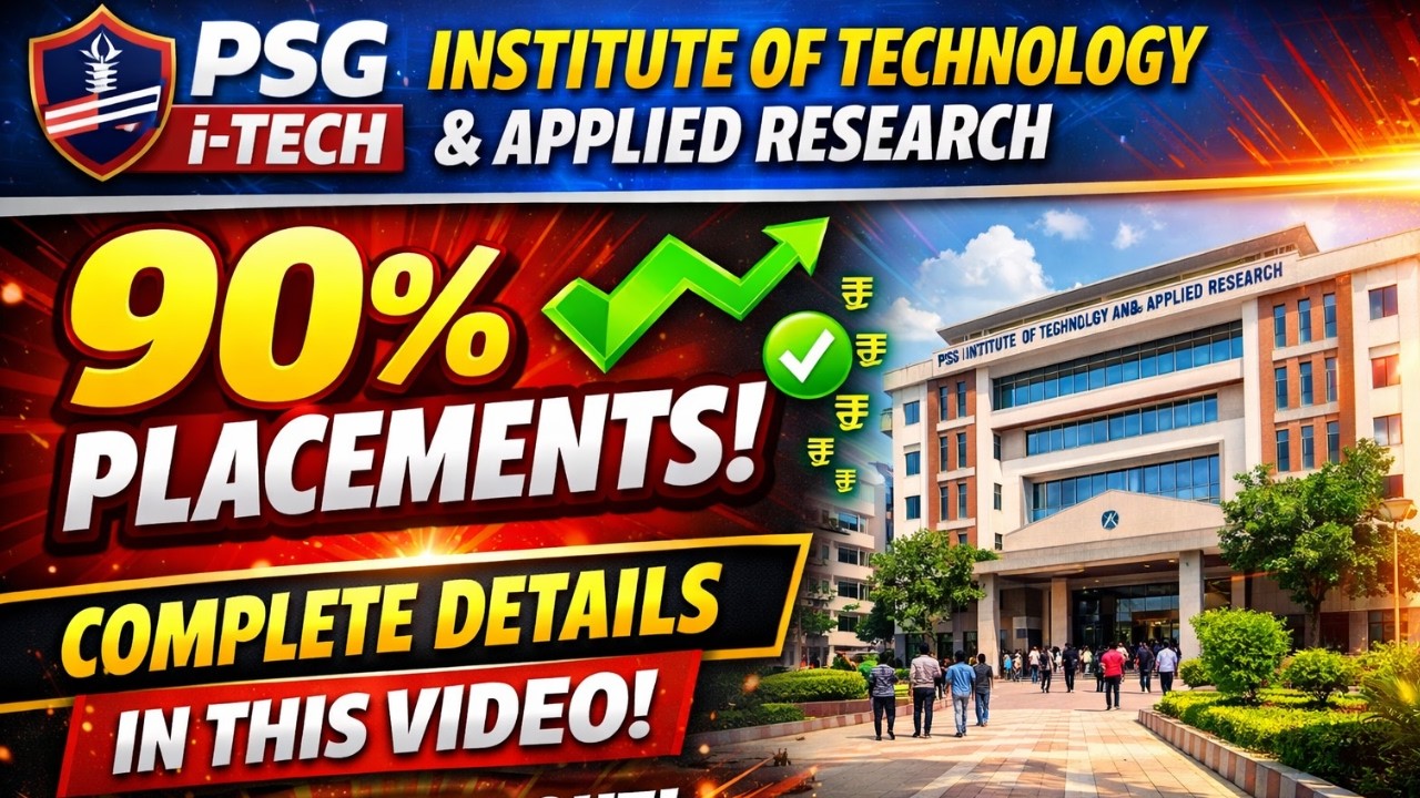 TNEA 2026 | PSG Institute of Tech & Applied Research (PSG i-Tech) | Placements & Complete Details