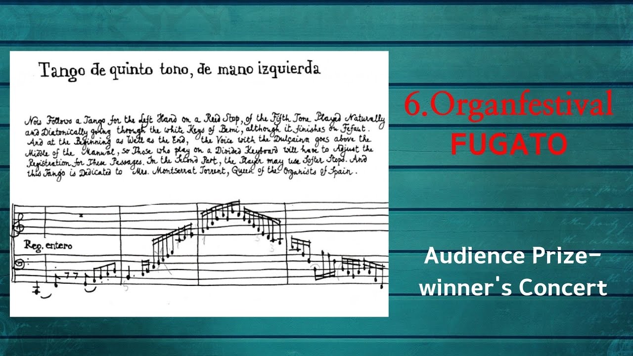 Guy Bovet: Tango de quinto tono 왼손을 위한 5번째 톤의 탱고 Organ이상명