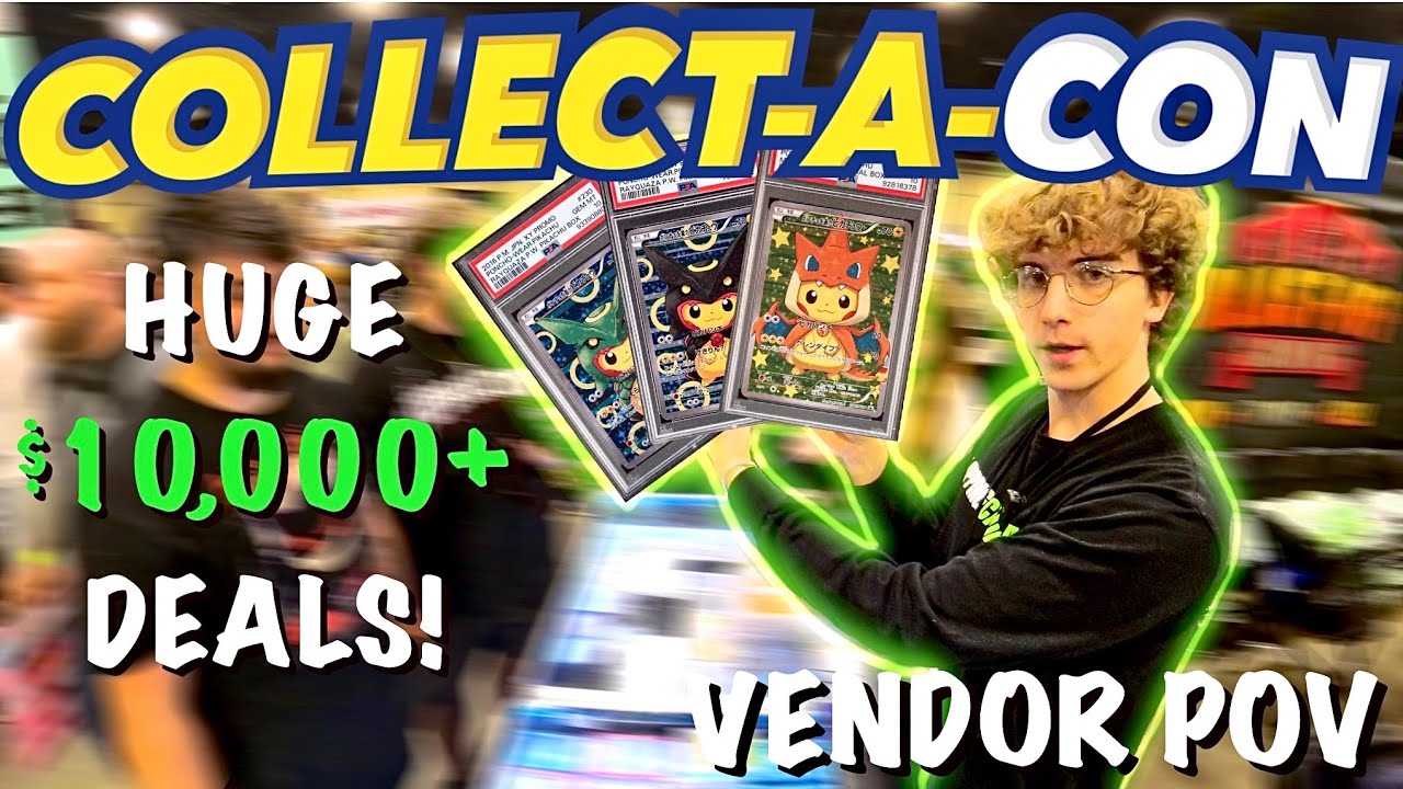 Collect-A-Con Vendor POV | Лучшее шоу карточек покемонов в мире | Шарлотт 2024