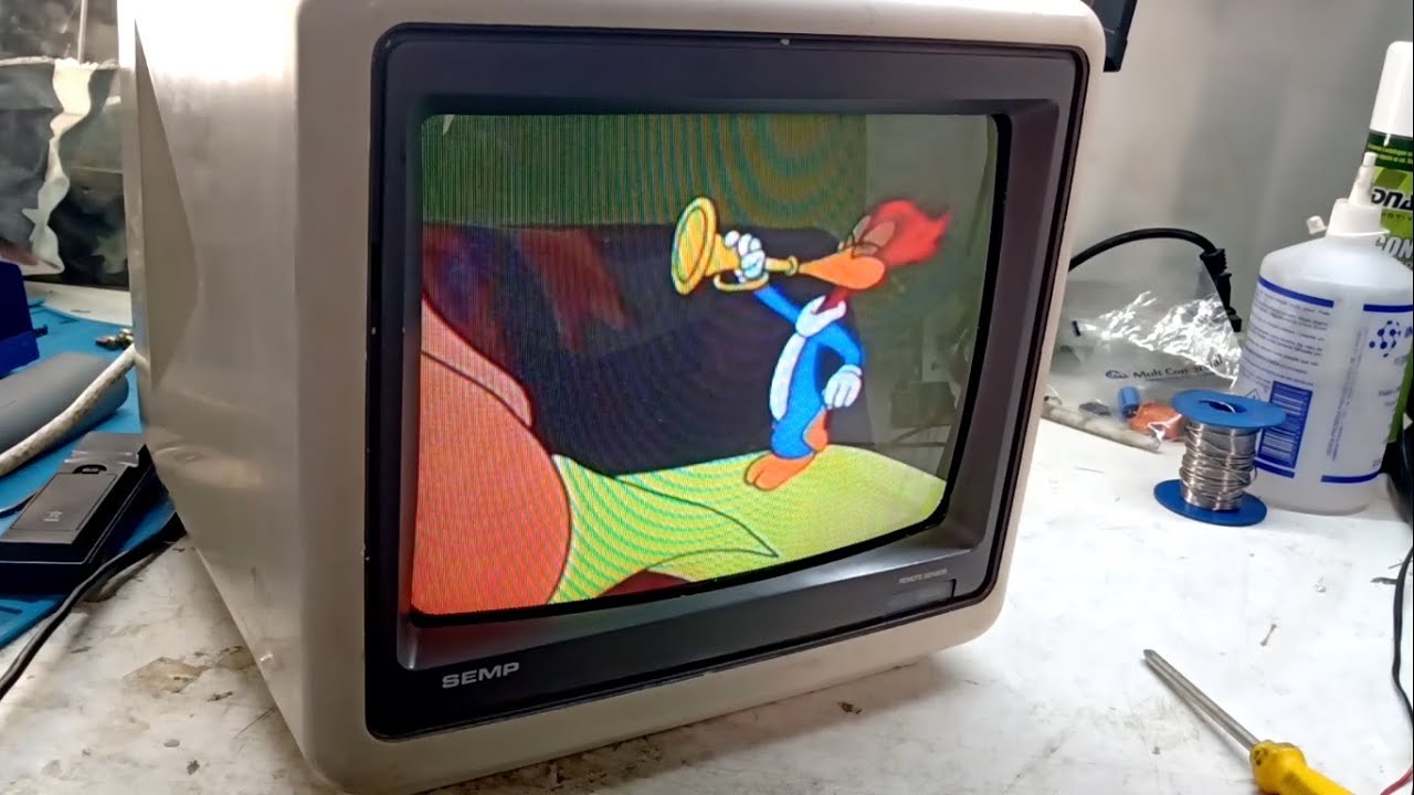 Conserto TV SEMP TV-1022E que caiu no chão