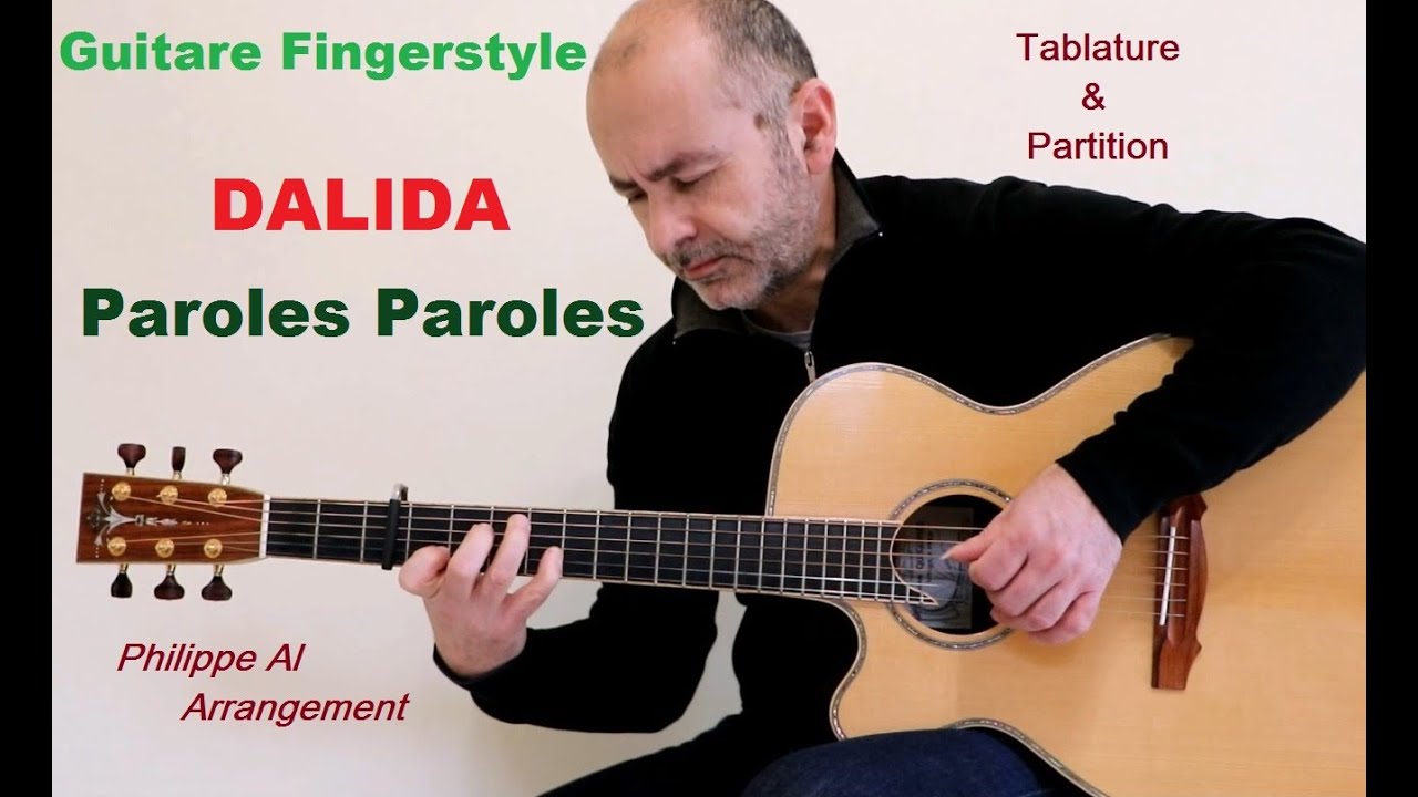 Dalida - Paroles Paroles - Guitare Fingerstyle