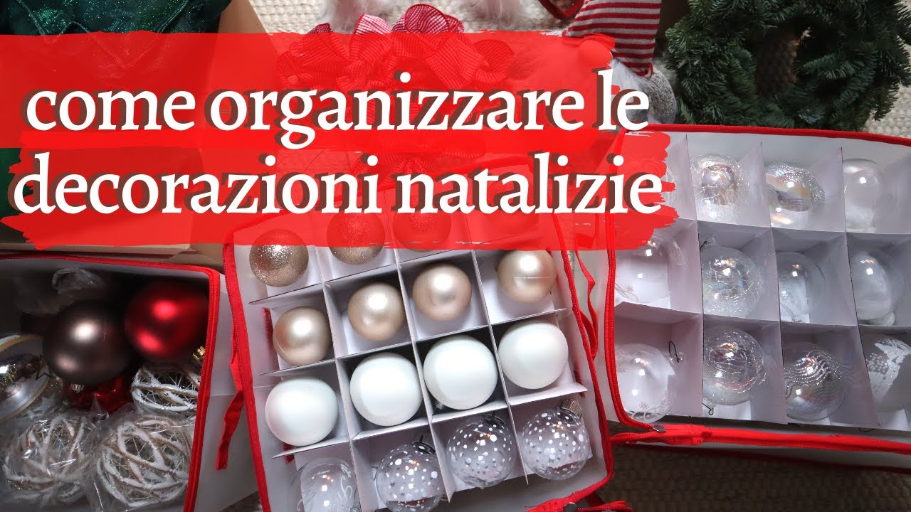 Come organizzare le decorazioni natalizie