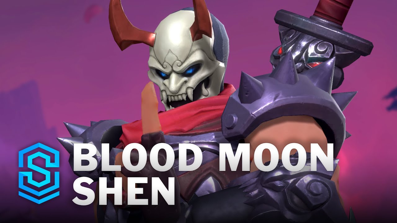 Blood Moon Shen Wild Rift Skin Spotlight