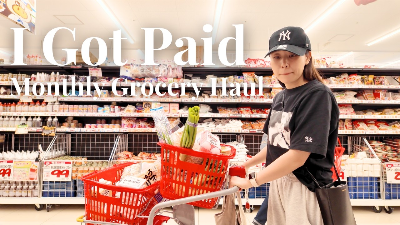 What I Buy on Payday in Japan 🇯🇵 | Monthly Grocery Haul