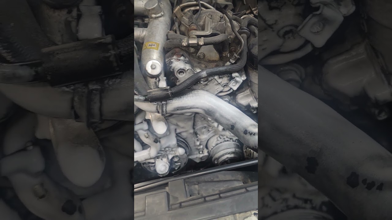 2013 Mercedes Benz bluetec ml350 engine shampoo and belt tensoner replacement #Benz #Mercedes #ml350