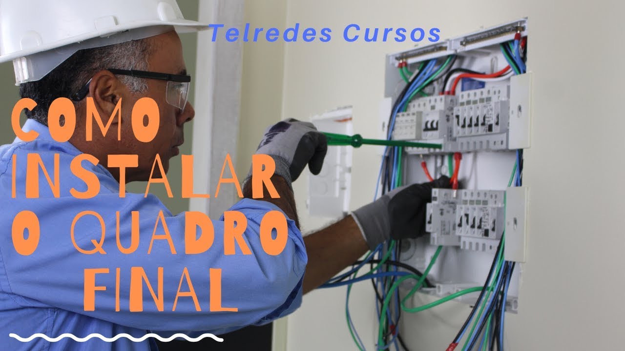 Montagem do Quadro de Distribuição de Cargas - QDC Vídeo 09 - Final