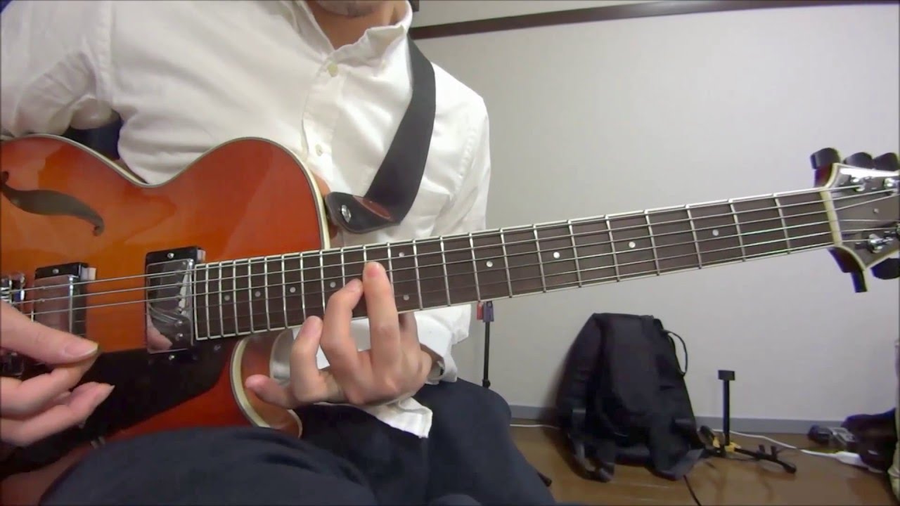 ジャズの曲をソロギターで弾いてみよう　「枯葉」　【初心者のためのギター講座】 タブ譜あり