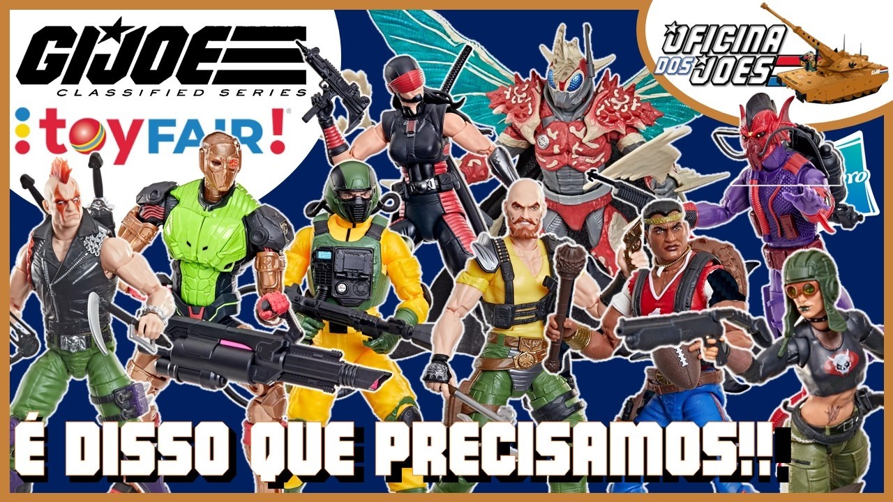 #toyfair NY 2026, parte 3 - Agora sim!!  - GIJoe Classified - #oficinadosjoes