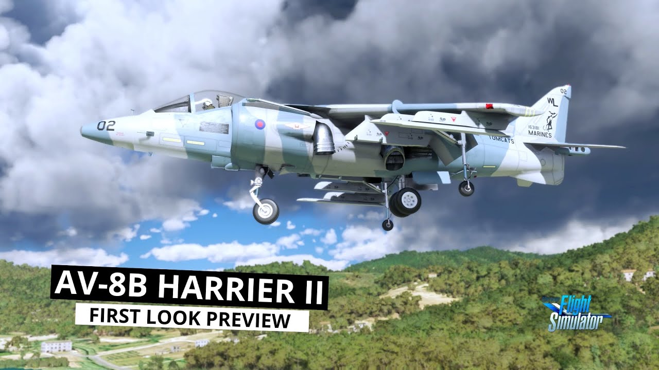 Настоящий STOVL! AV-8B l: первый взгляд на ознакомительный полёт | DC Designs (MSFS)