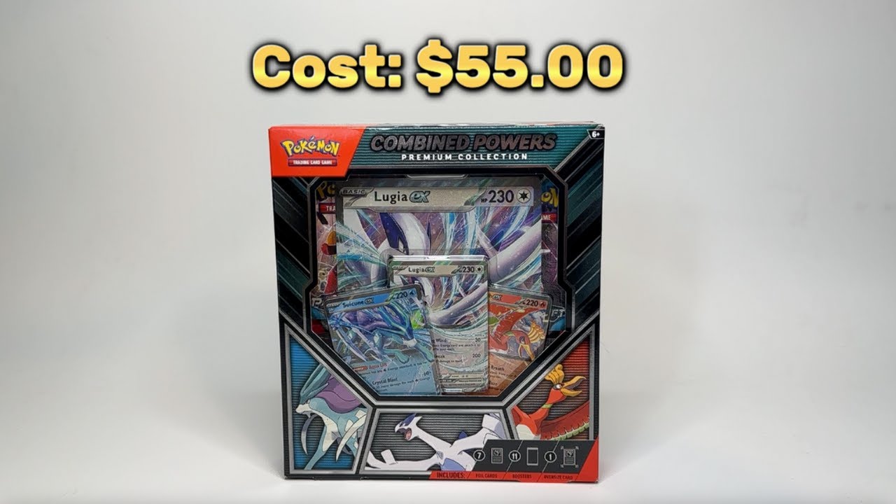 Satisfying Pokemon Card Unboxing - Combined Powers Premium Collection