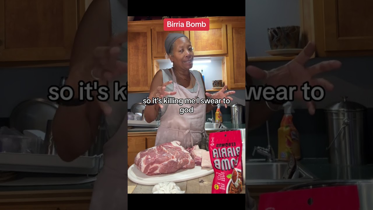 Viral birria bomb recipe with pork shoulder #birria #birriatacos