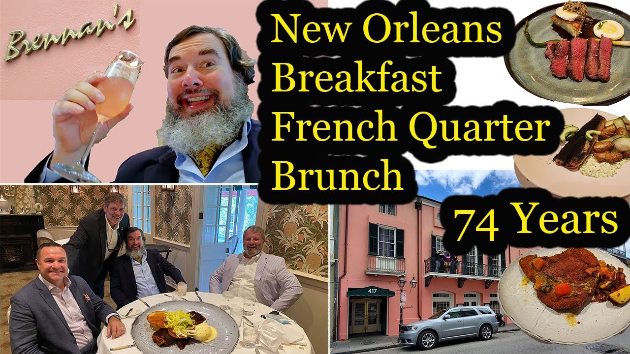 New Orleans Breakfast at Brennan's for brunch: A French Quarter Breakfast
