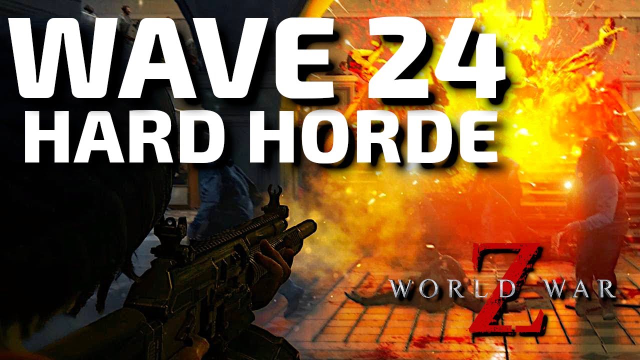 WE SURVIVED 24 WAVES in Hard Horde Mode | World War Z