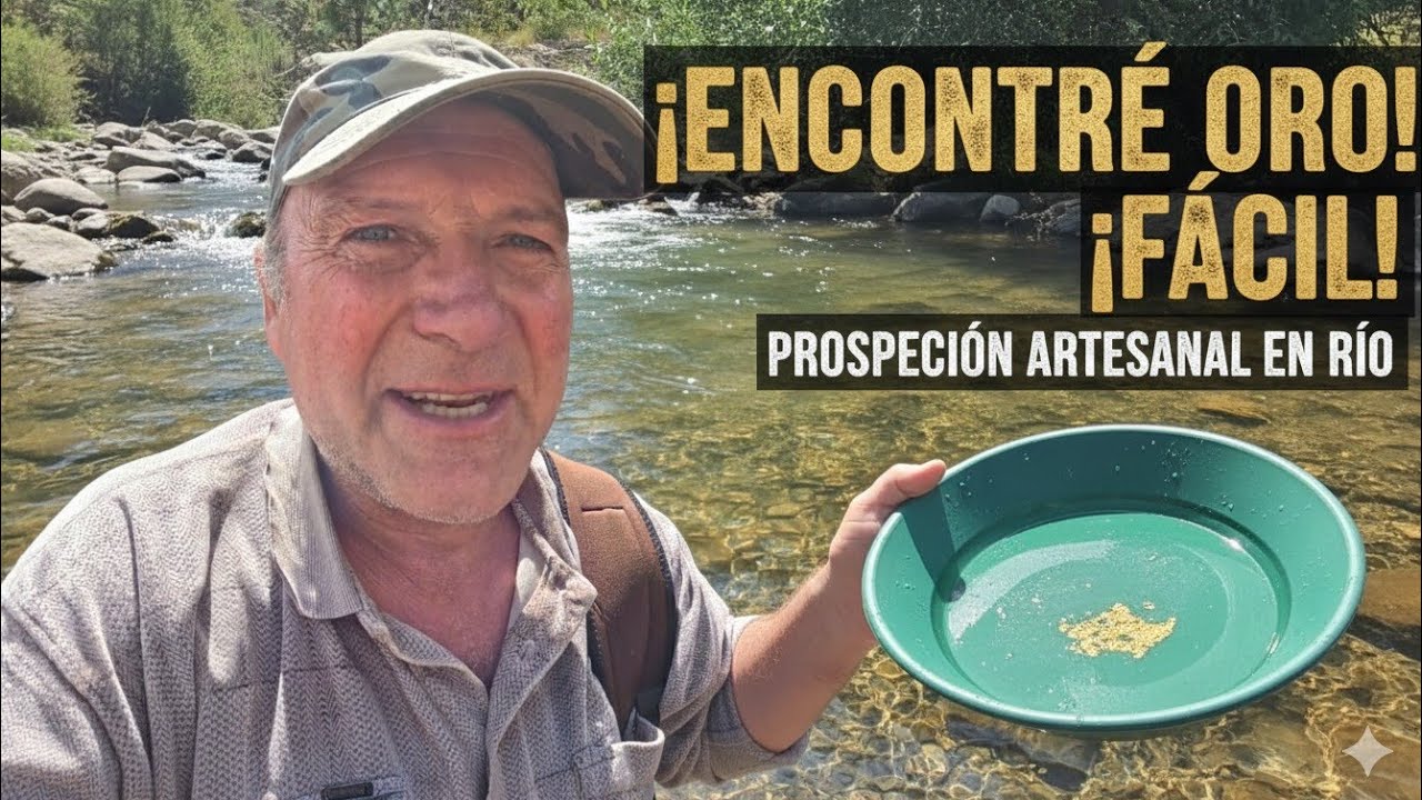 ​Buscando ORO ARTESANAL: Técnica de Sniping en el río (Resultados reales).