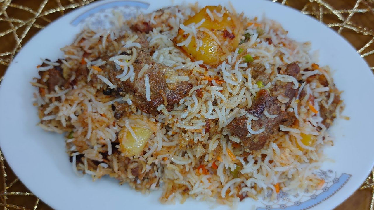 খাসির মাংসের কাচ্চি বিরিয়ানি। Kachi Biriyani। সহজে  কাঁচা মাংসের কাচ্চি বিরিয়ানির রেসিপি।