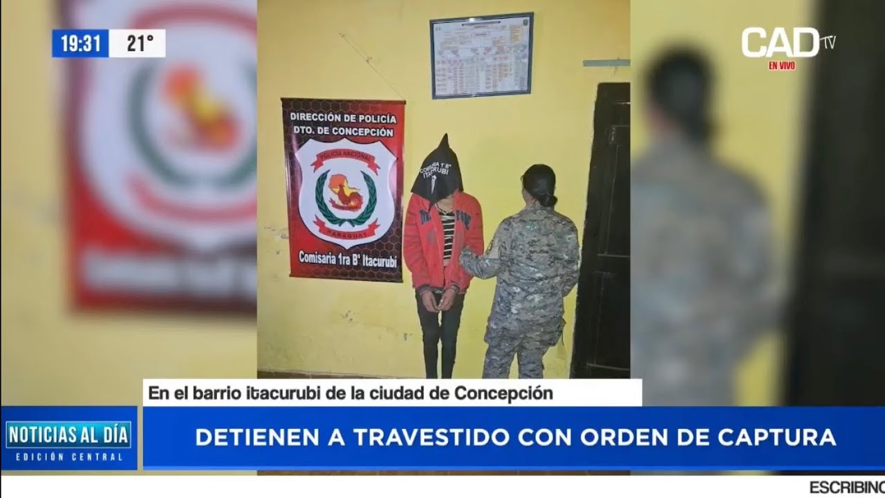 Detienen a travestido con orden de captura