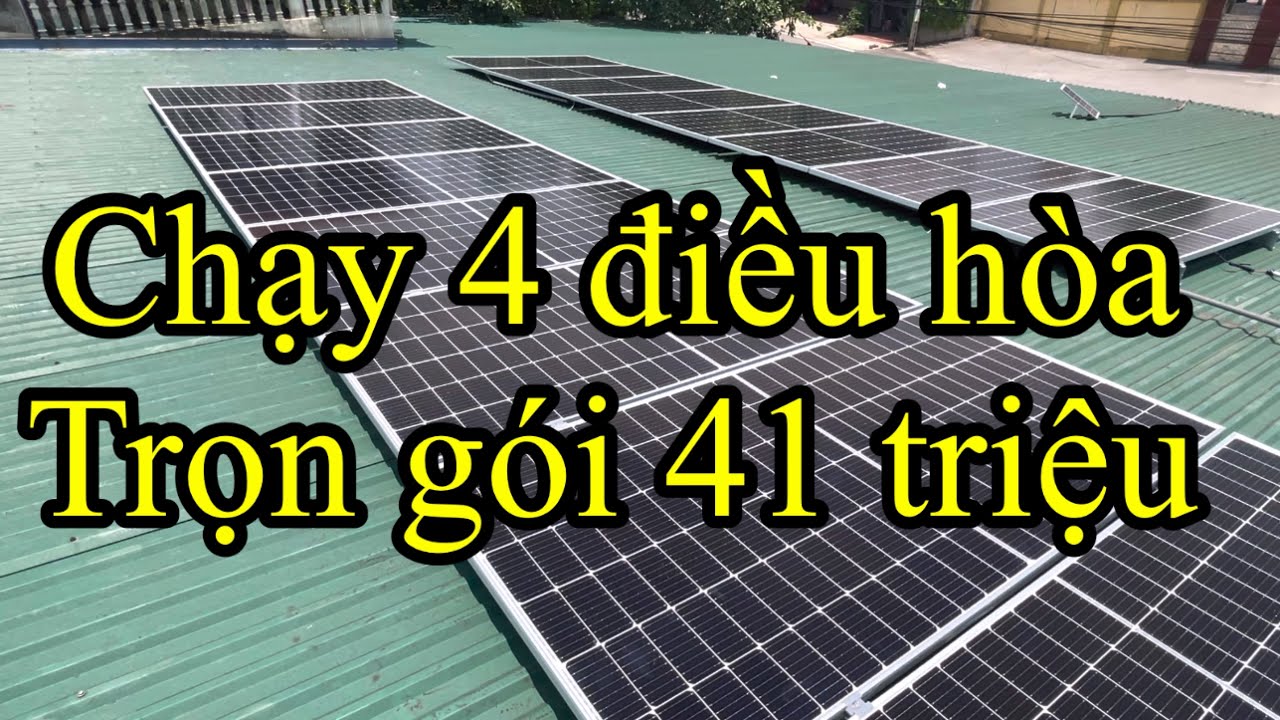 Chạy 4 điều hòa không mất tiền điện với trọn gói chỉ 41 triệu